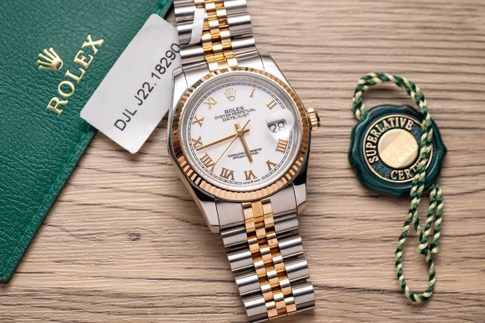 View 3 of Rolex Datejust White Roman Dial 126231-0015 36 mm