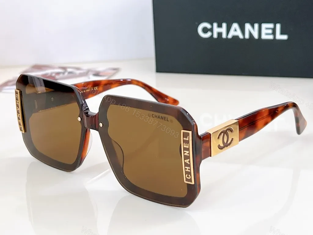 View 6 of Bold Chanel-Inspired Sunglasses: Tortoiseshell, Oversized Square