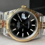View 4 of Rolex DateJust 41 126333 904L SS/YG GMF V2 1:1 Best Edition Black Dial On Jubilee Bracelet with Tungsten steel VR3235