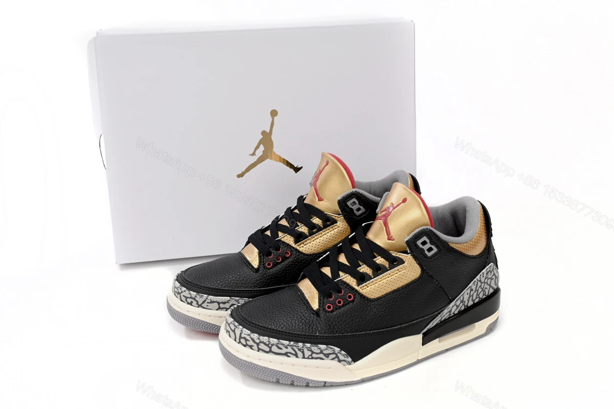 Air Jordan 3 WMNS “Black Gold” CK9246-067 — view 2