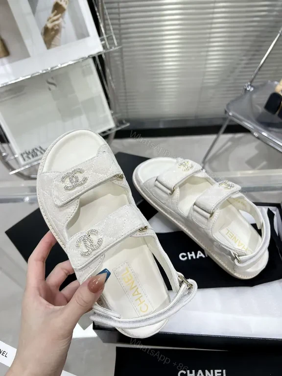 View 6 of Soft-Luxe Quilted Sandals: Ivory Satin-Nylon, Signature Texture