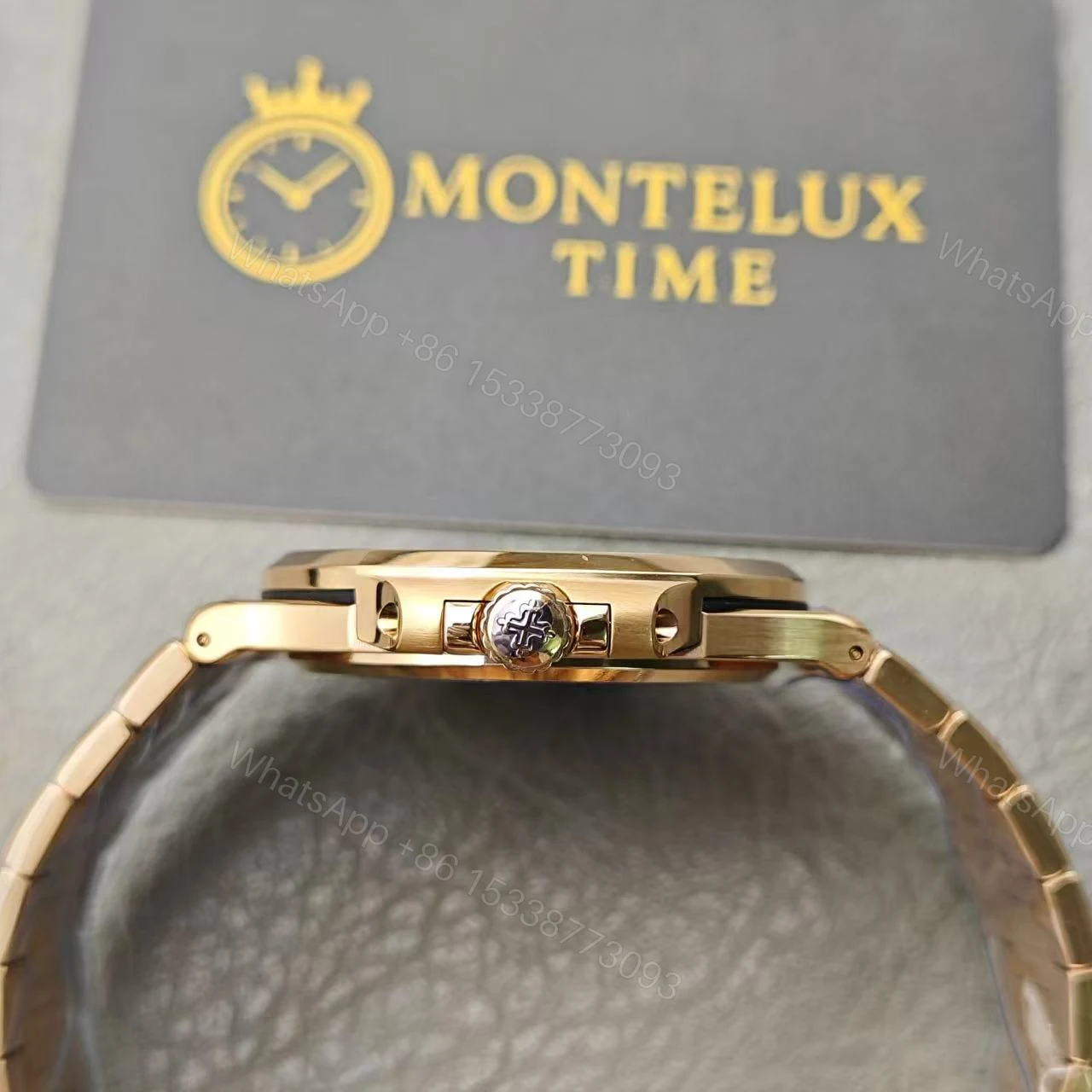 View 18 of Super Clone Replica Patek Philippe Nautilus – Rose Gold