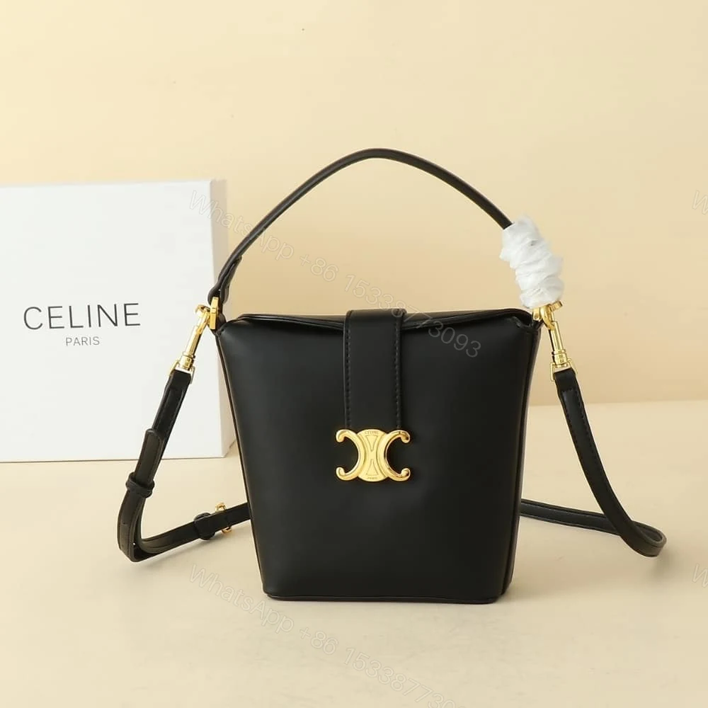 View 2 of CELINE MINI BUCKET LOUISE IN SMOOTH BLACK 15CM 10N473GHJ 38NO