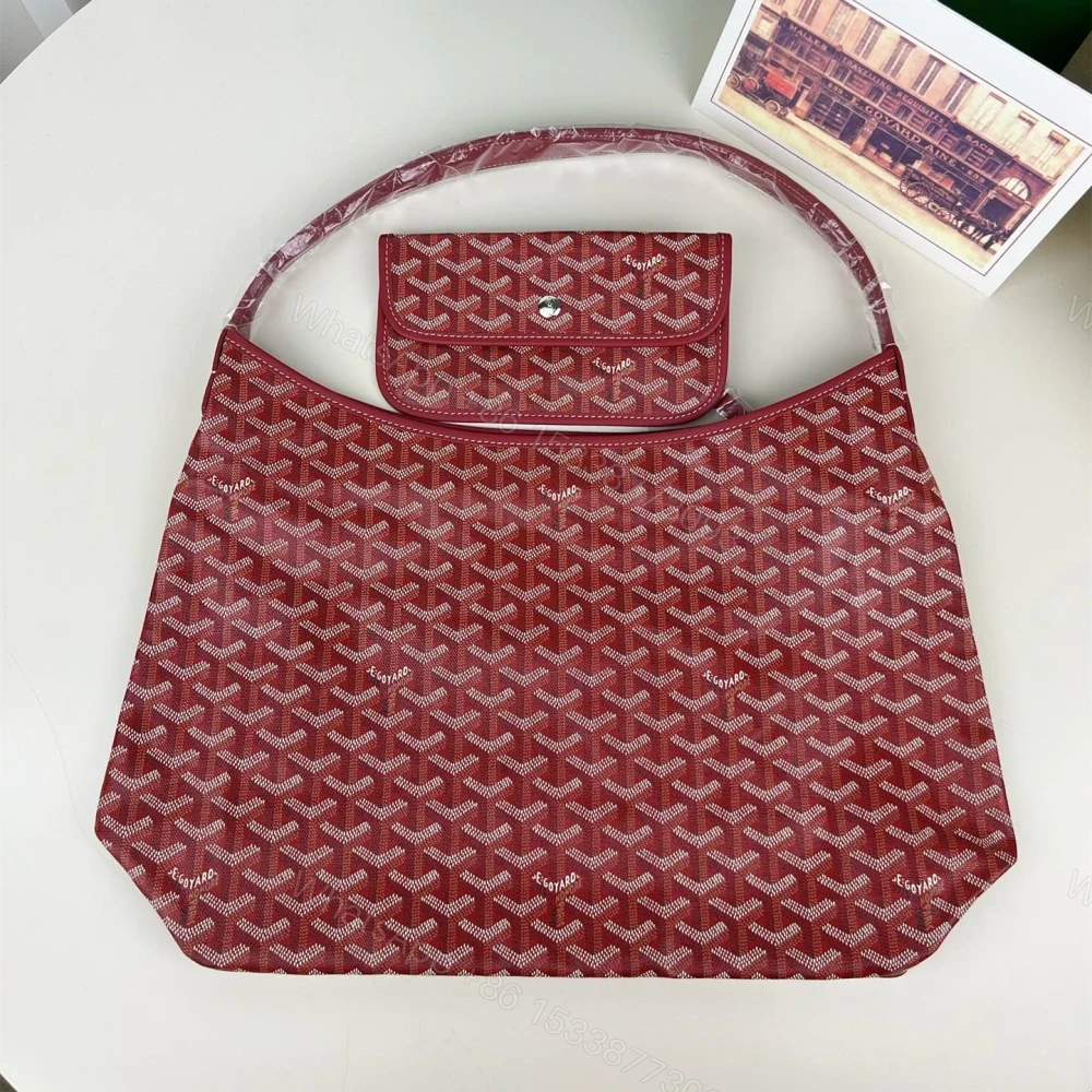 高仿Goyard*Hobo系列BOHEMEA單肩子母手袋紅色免檢版 — view 1