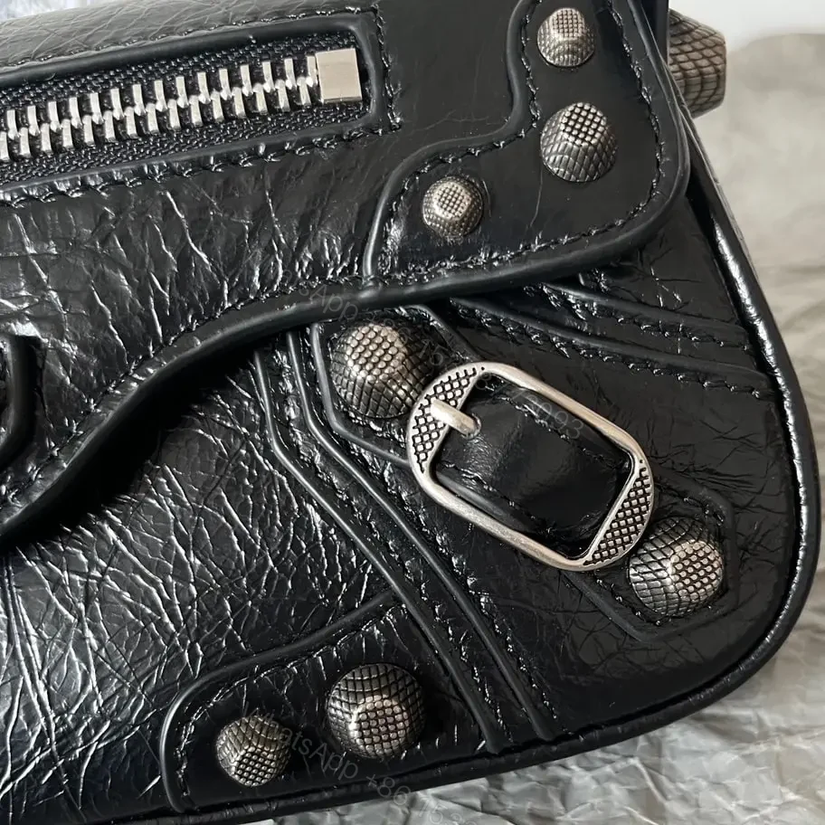 View 11 of 高仿Balenciaga*LeCagole2024新款法棍包黑色XS