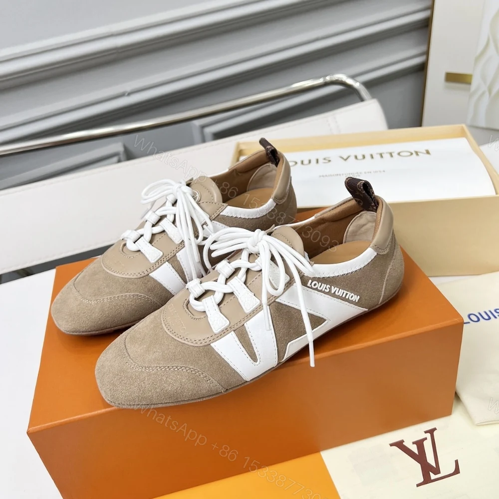 View 2 of Louis Vuitton LV Sneakerina Hazelnut Brown 1AHNFA