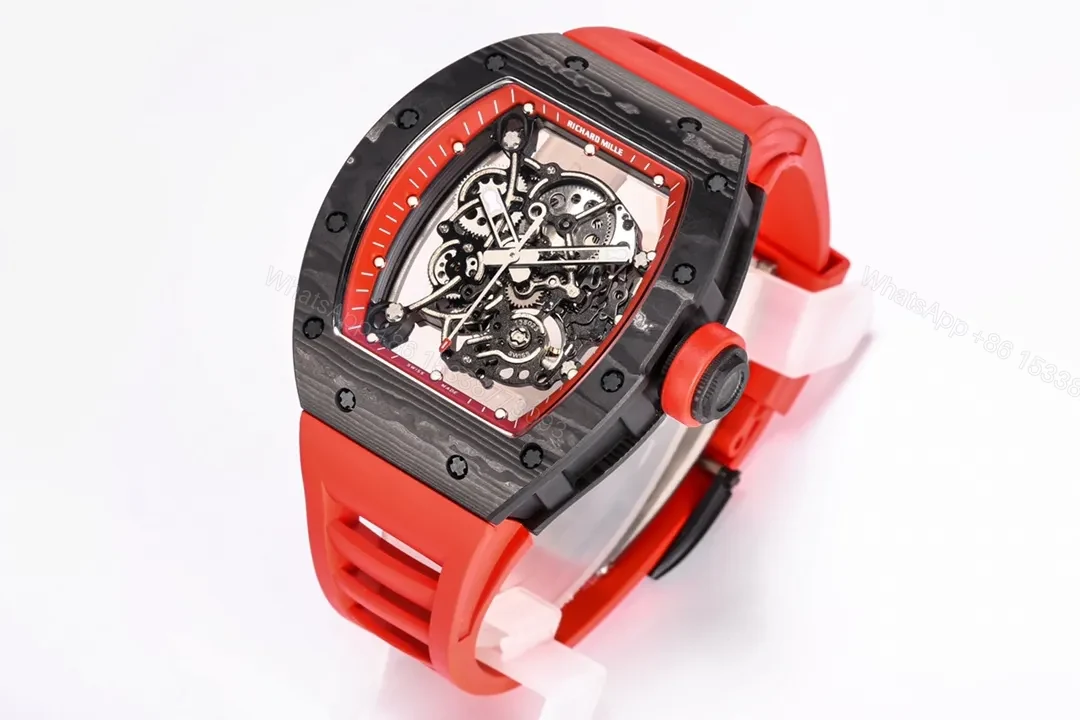 View 3 of RM Factory Richard Mille RM055 Red Carbon Fiber Watch