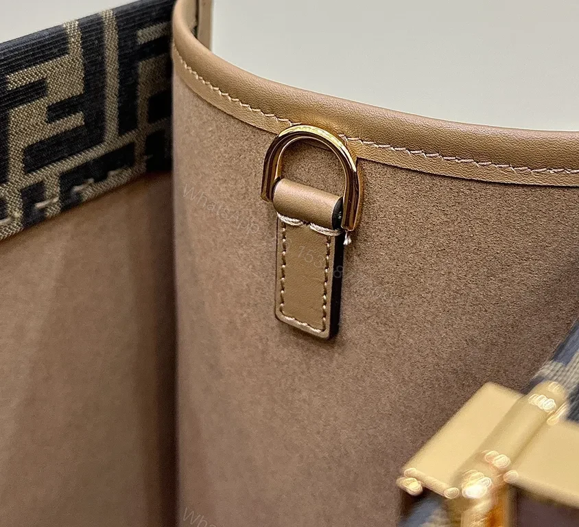 View 9 of Fendi-Inspired Structured Tote: Iconic, Practical Luxury