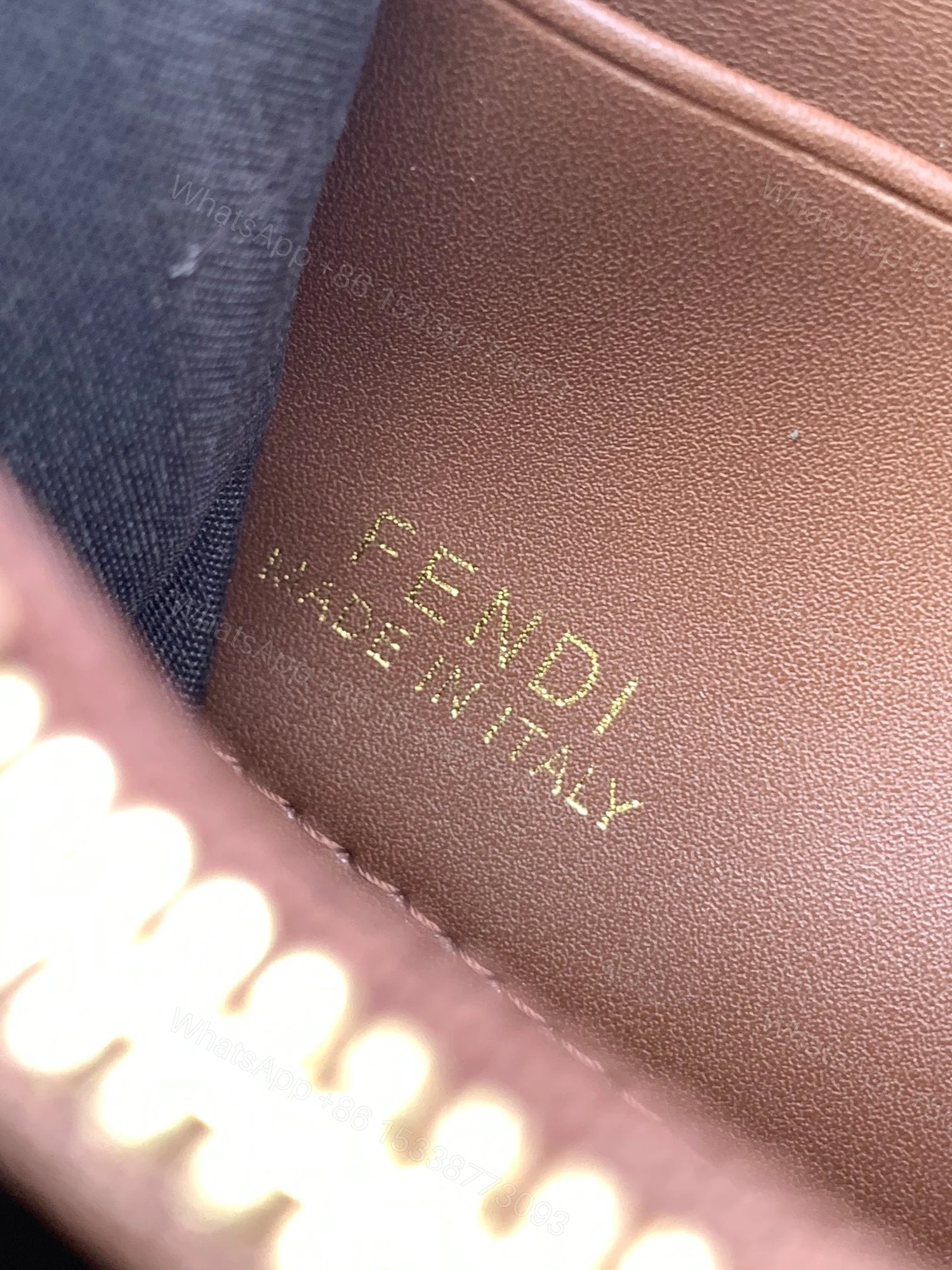 View 7 of Fendi Continental with Chain – Brown – Clutches