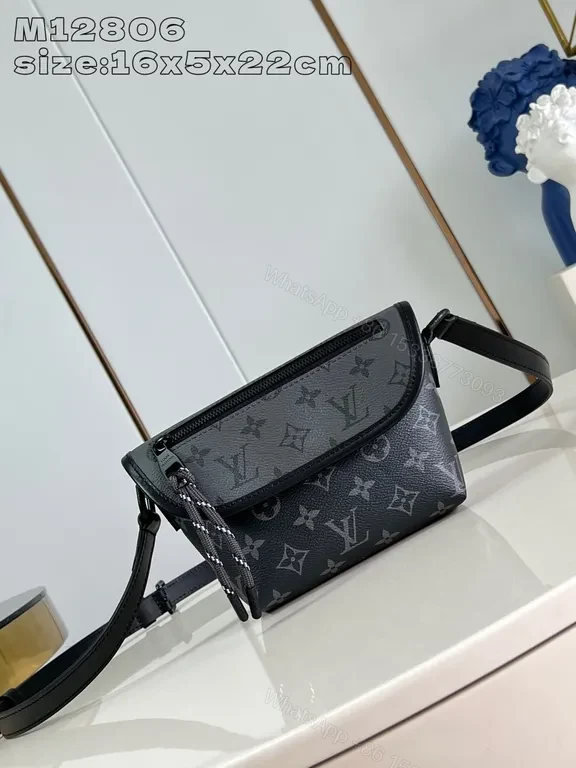 Compact LV Motif Crossbody Bag — Everyday Luxury — view 1