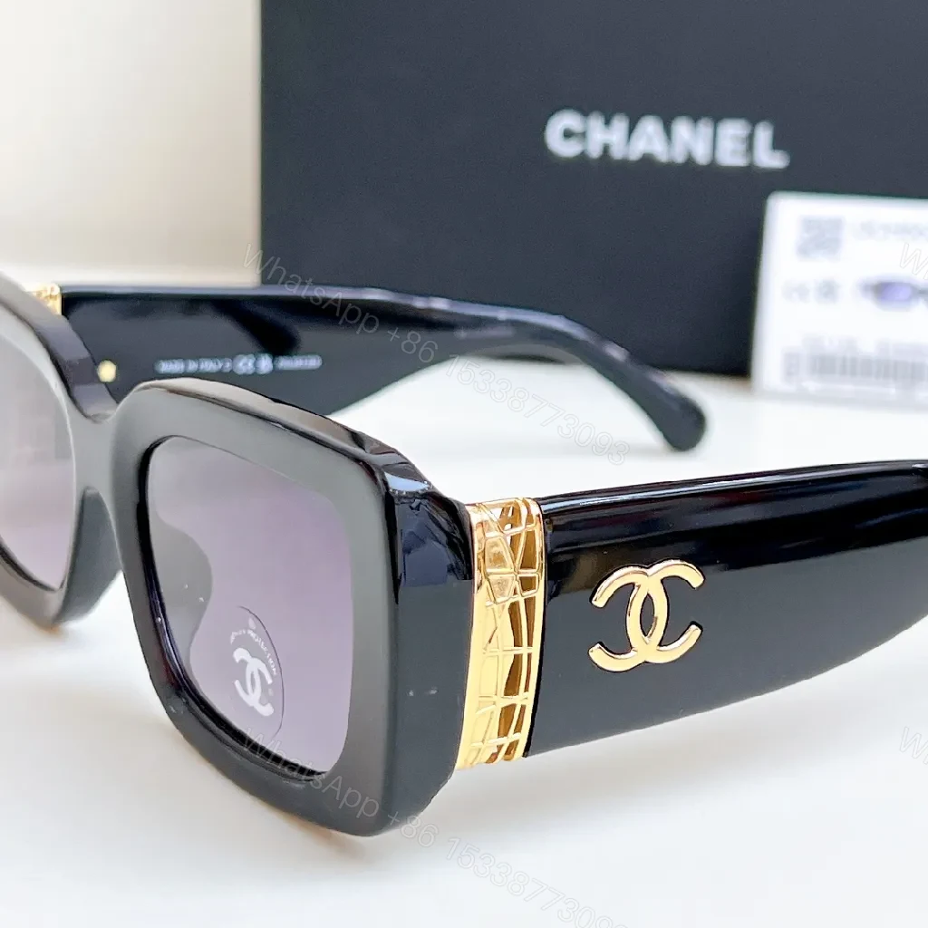View 4 of Bold Luxury Sunglasses with Gold Accents, Oversized Frames
