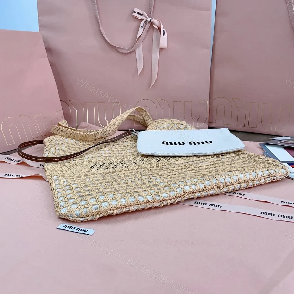 View 9 of Breathable Net Tote with Subtle Logo Detail Tote