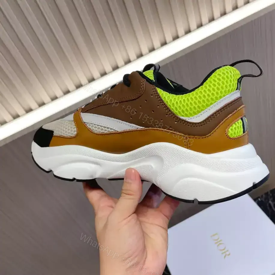 View 4 of B22 SNEAKER TECHNICAL MESH WITH AND CALFSKIN – CD129