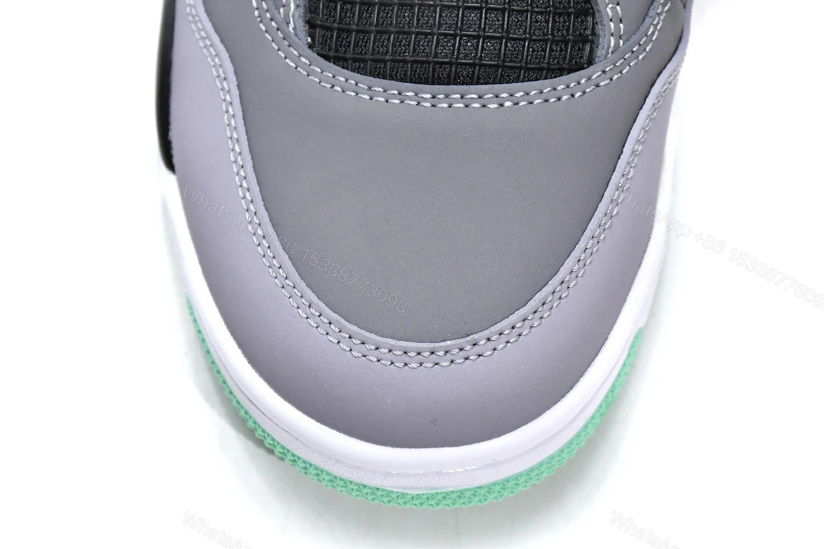 View 8 of Air Jordan 4 Retro Green Glow 308497-033 (Top Quality)