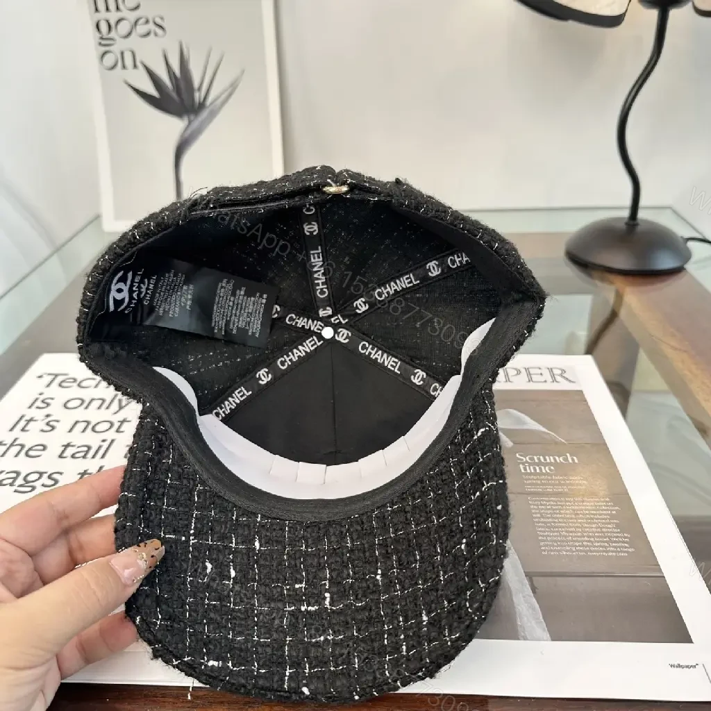 View 7 of Textured Tweed Cap — City-Chic, All-Day Confidence