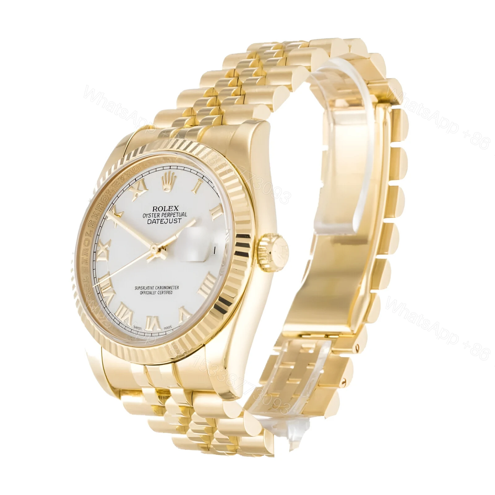 View 2 of Rolex Datejust 116238 Gold Replica