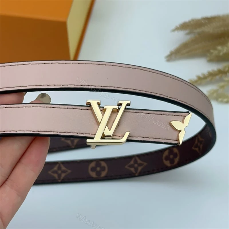 View 2 of LOUIS VUITTON PRETTY LV DOUBLE SIDED BELT BEIGE 20MM