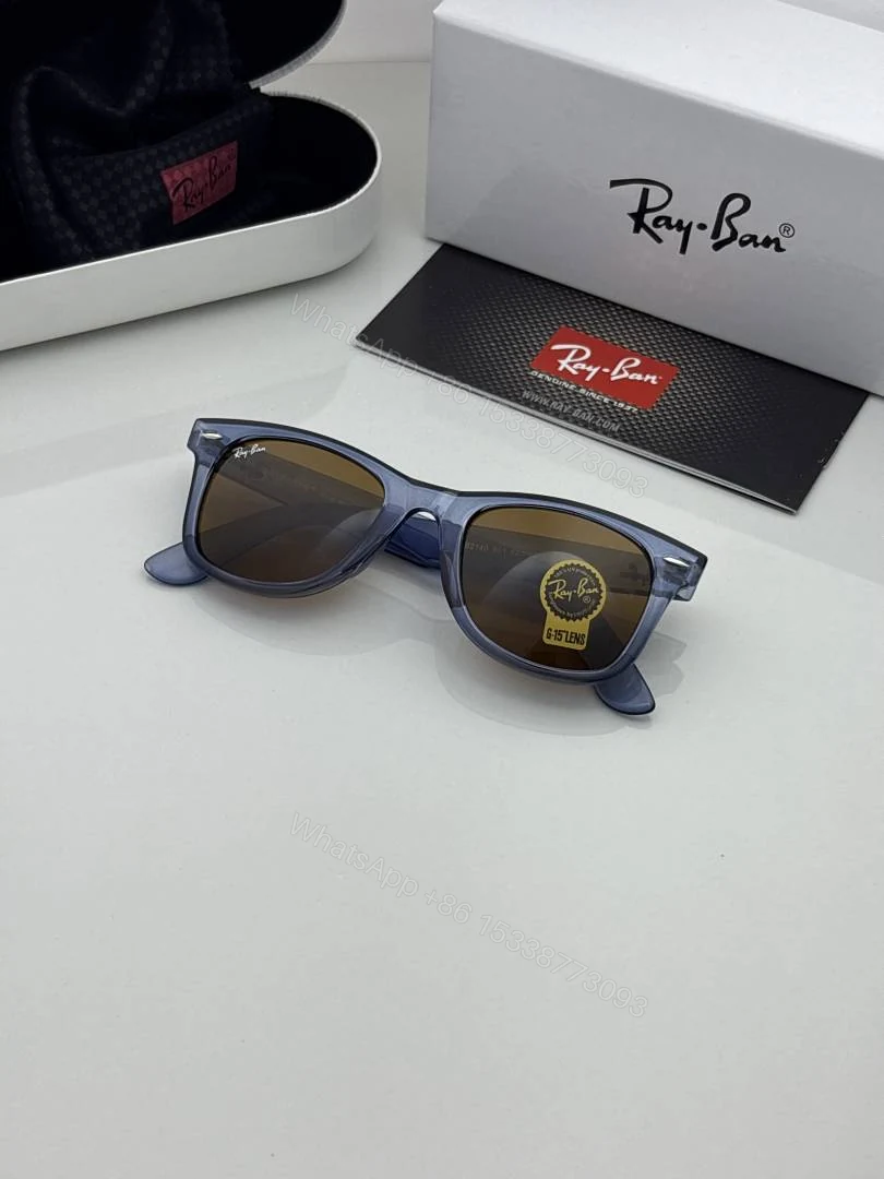 View 5 of Ray Ban First Copy Sunglasses 2140 Brown Glass