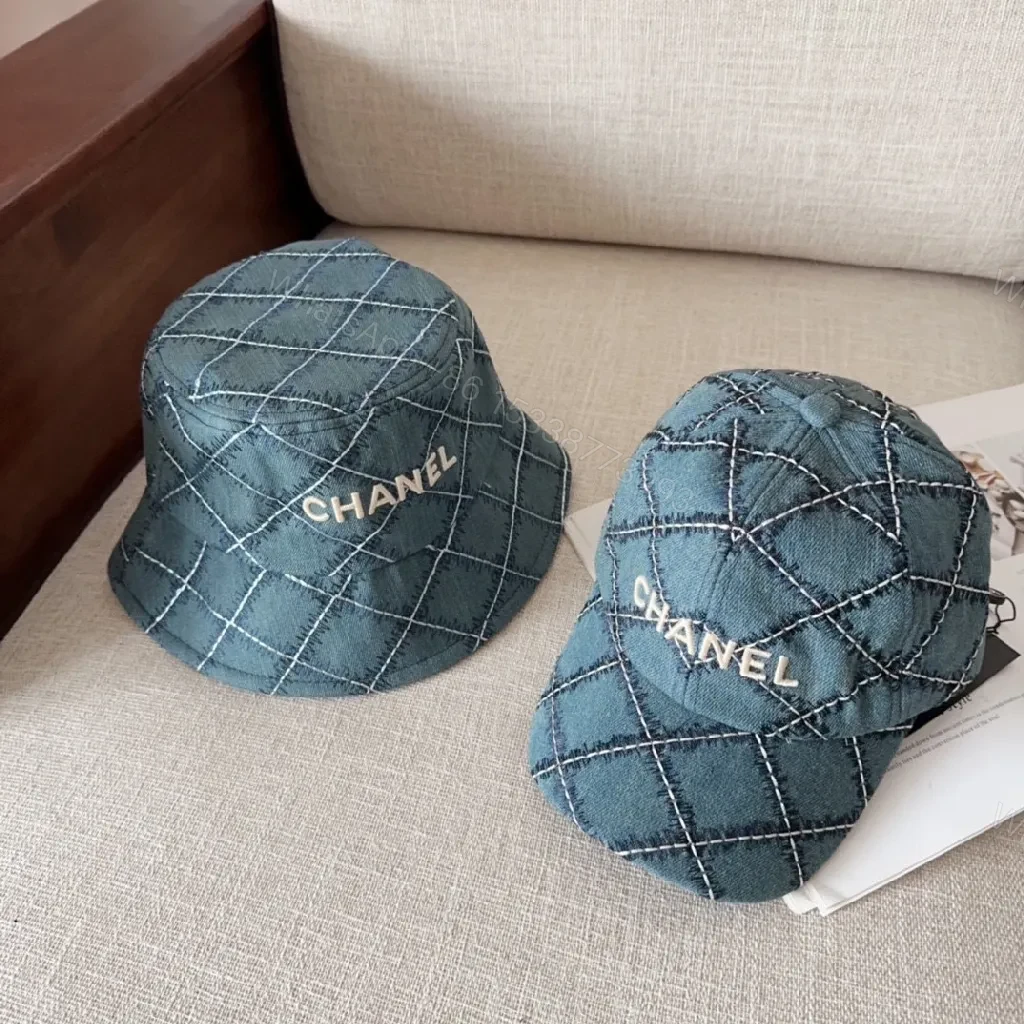 View 3 of Denim Quilted Bucket Hat — Luxe, All‐Season Style