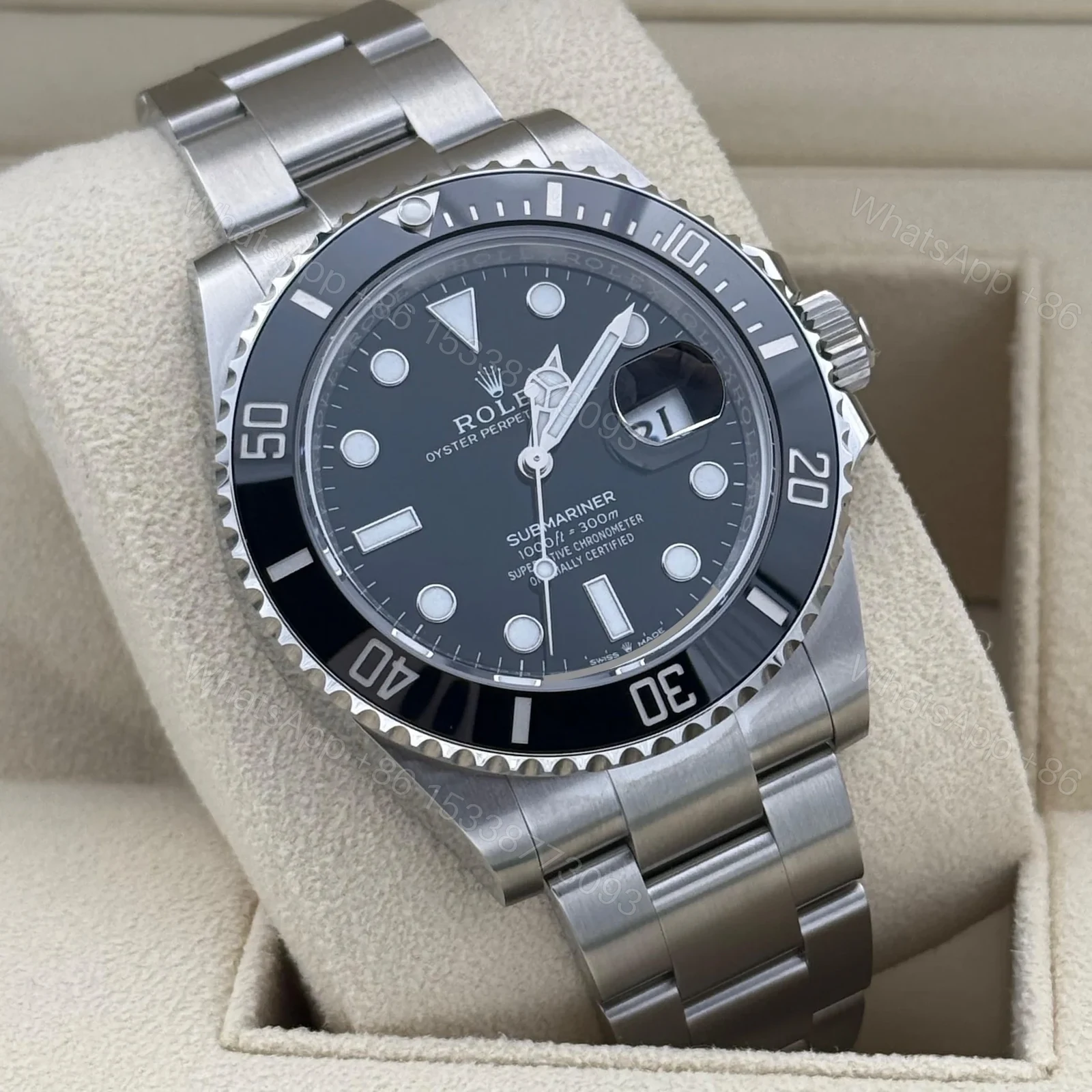 View 3 of Superclone Rolex Submariner Black Dial 126610LN