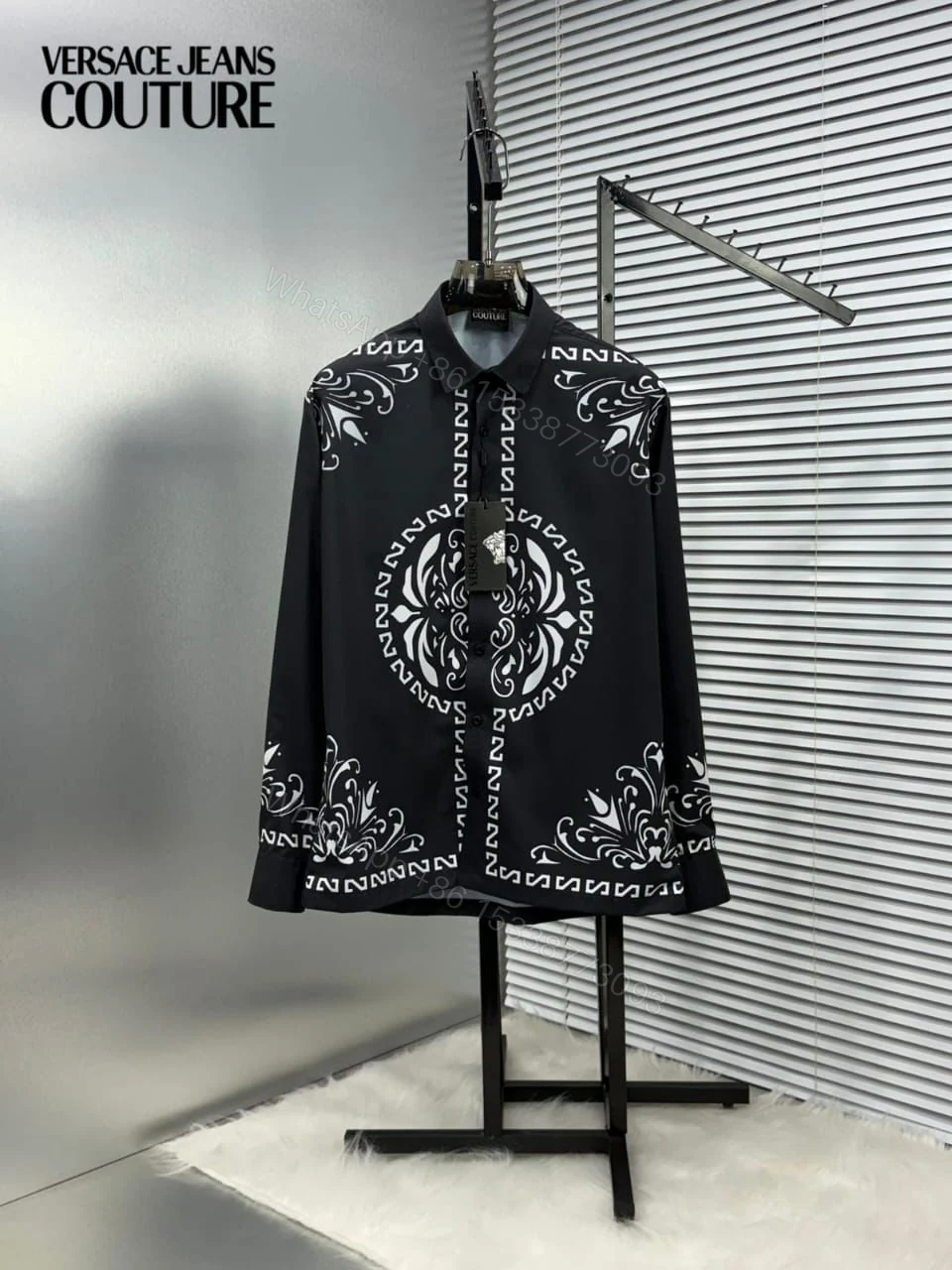 View 3 of FIRST COPY Versace 2025 Premium OG Print Shirt