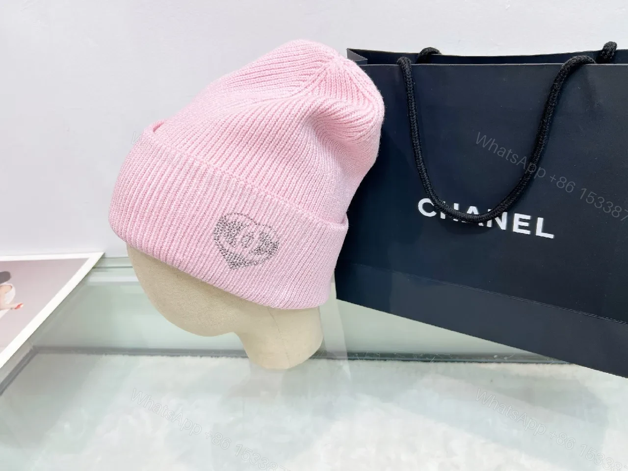 View 13 of Knit Beanie: Soft Ribbed Fold-Over, Luxury Accent, Unisex