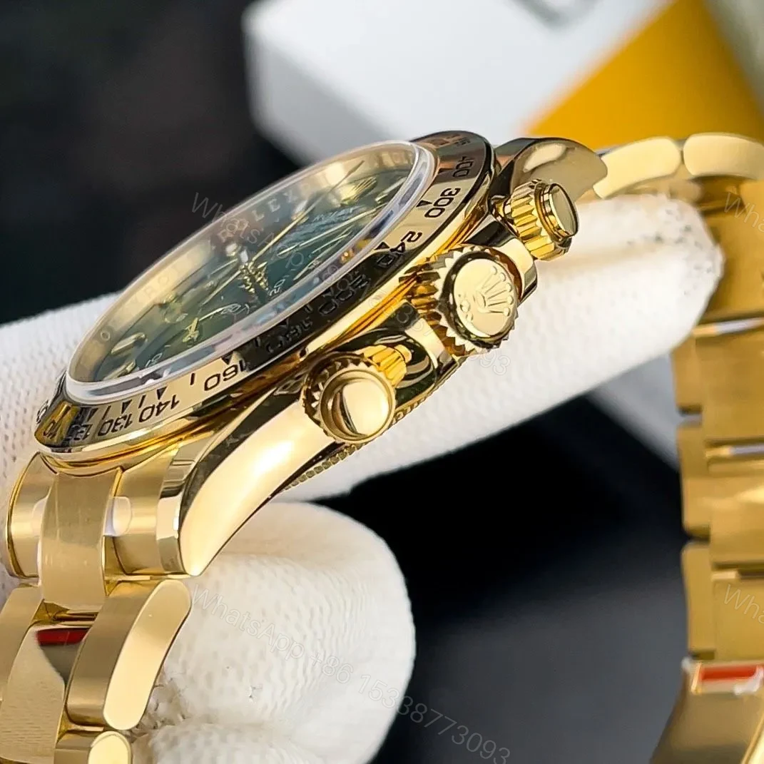 View 3 of Replica Rolex Daytona Green Dial 1454244