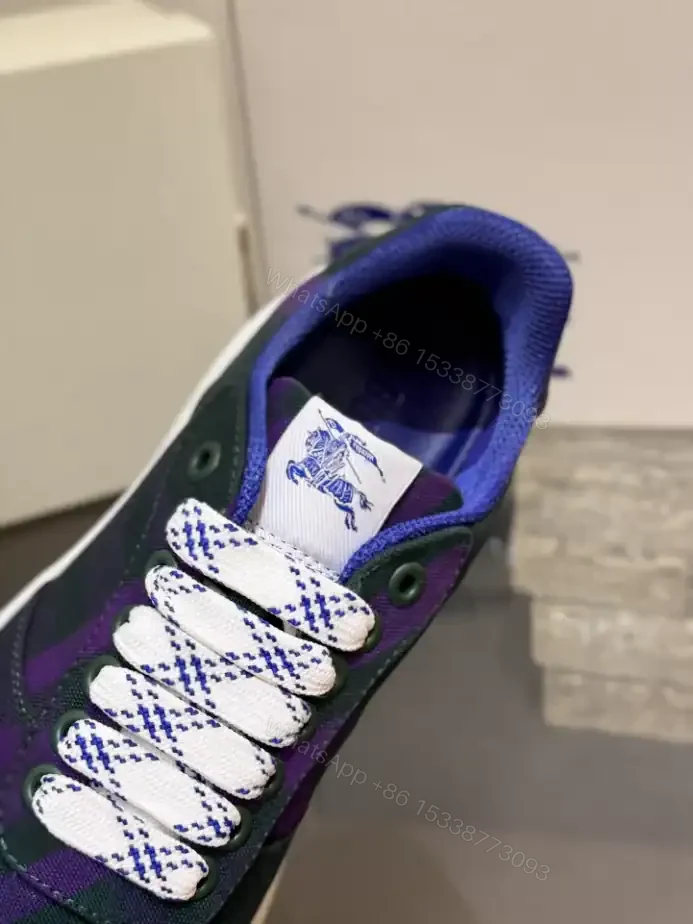 View 4 of BURBERRY TERRACE CHECK SNEAKERS – BBR103