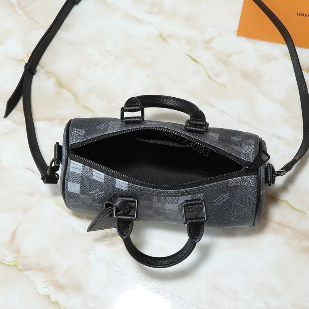View 6 of Louis Vuitton Keepall Bandoulière 25 Black 25Cm M14919