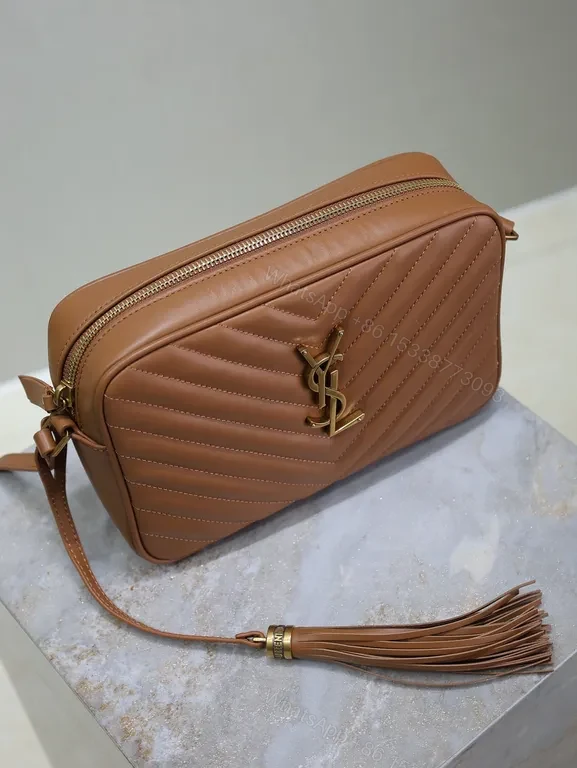 View 4 of Chic Quilted Crossbody with YSL Hardware - Everyday Luxury Bag