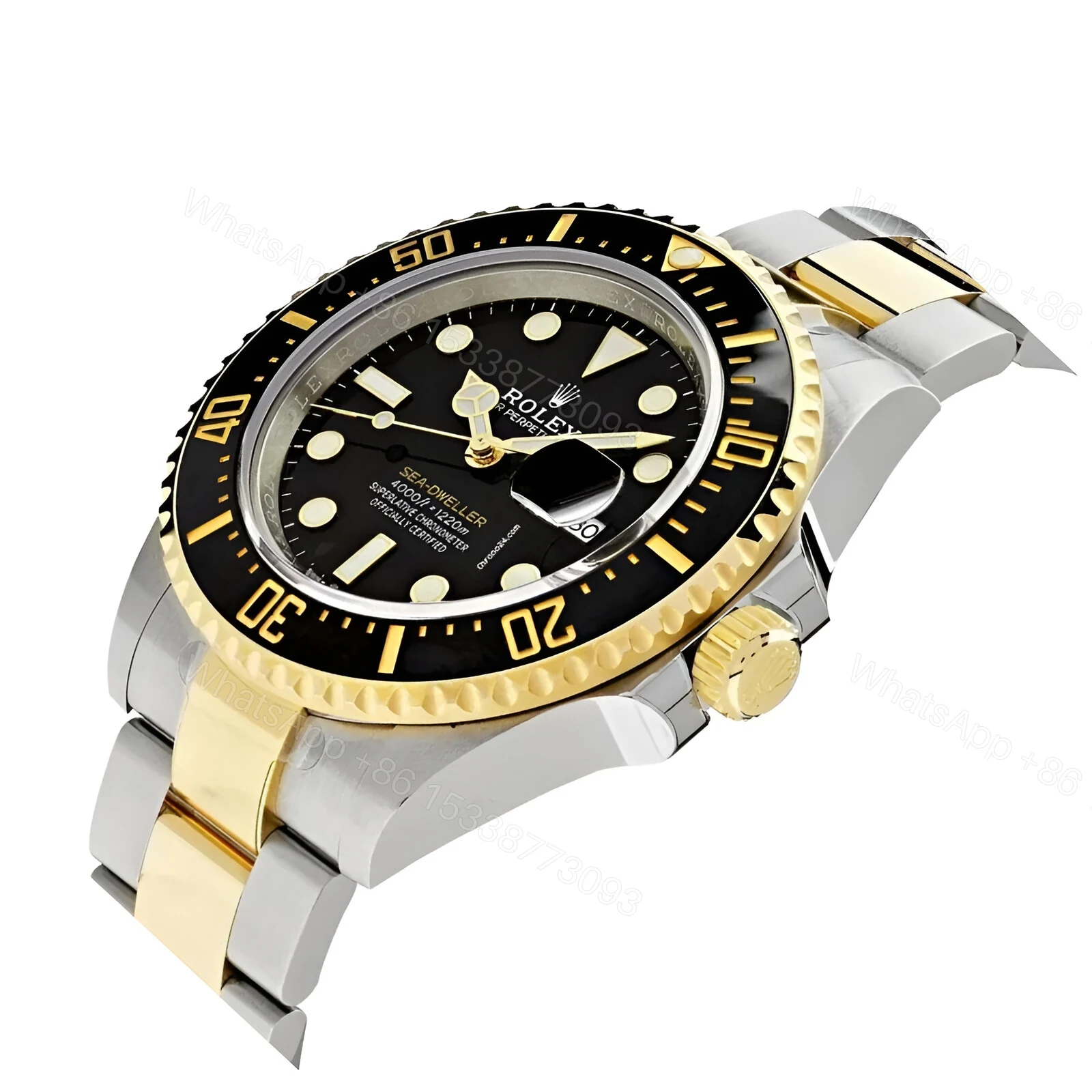 View 3 of Rolex Sea-Dweller In Two-Tone ‘Rolesor’ Steel And Yellow Gold Replica