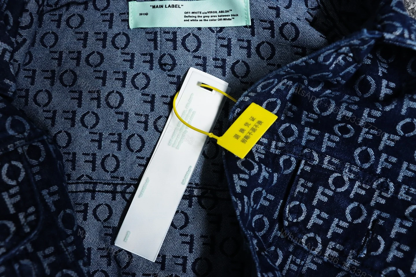 View 8 of Off-White Full Printing OFF Logo Jacket