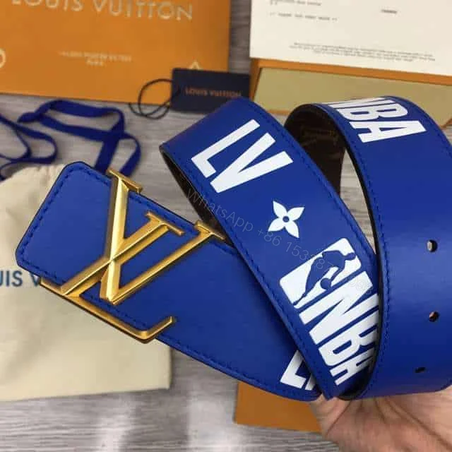 View 8 of LOUIS VUITTON X NBA 3 STEPS 40MM REVERSIBLE MONOGRAM CANVAS BELT – B99