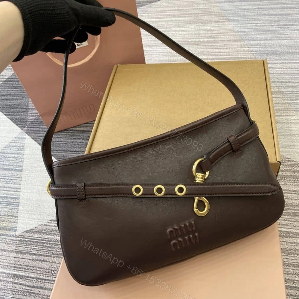 View 5 of MIUMIU AVENTURE NAPPA BAG BRIARWOOD