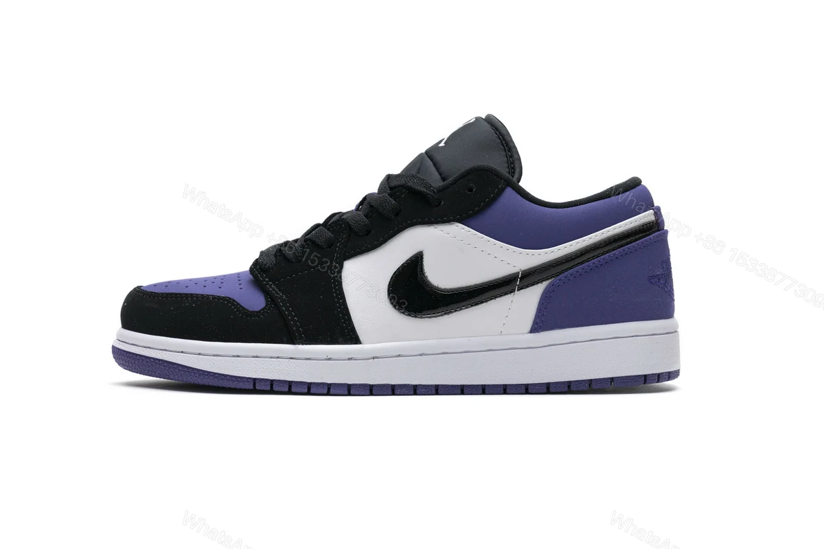 View 12 of Air Jordan 1 Low Court Purple 553558-125