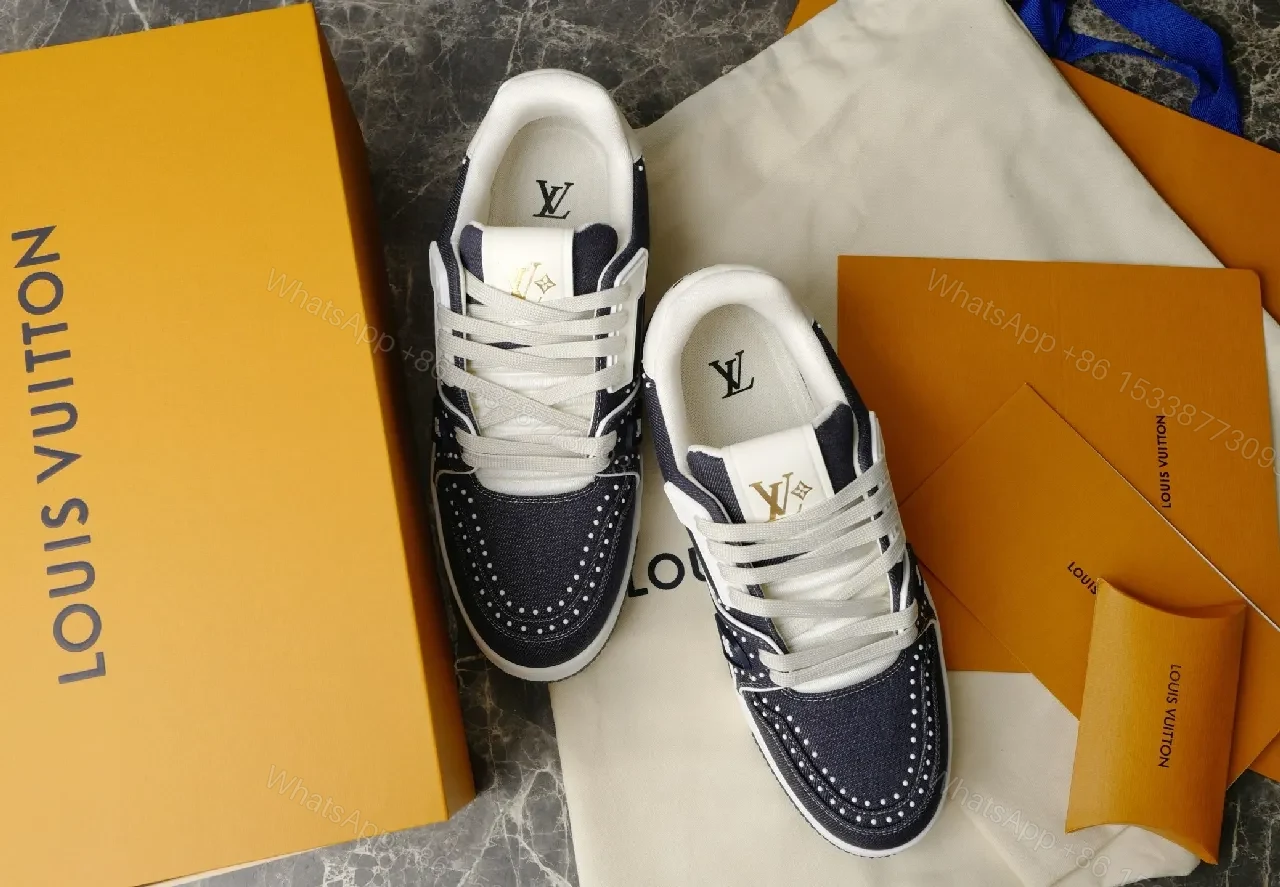 View 9 of Navy Suede Tech-Fabric High-Top Sneaker with Stud Detailing