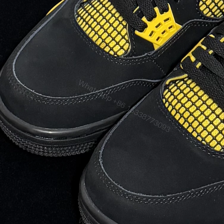 View 4 of Air Jordan 4 Retro Yellow Thunder 2023 Reps