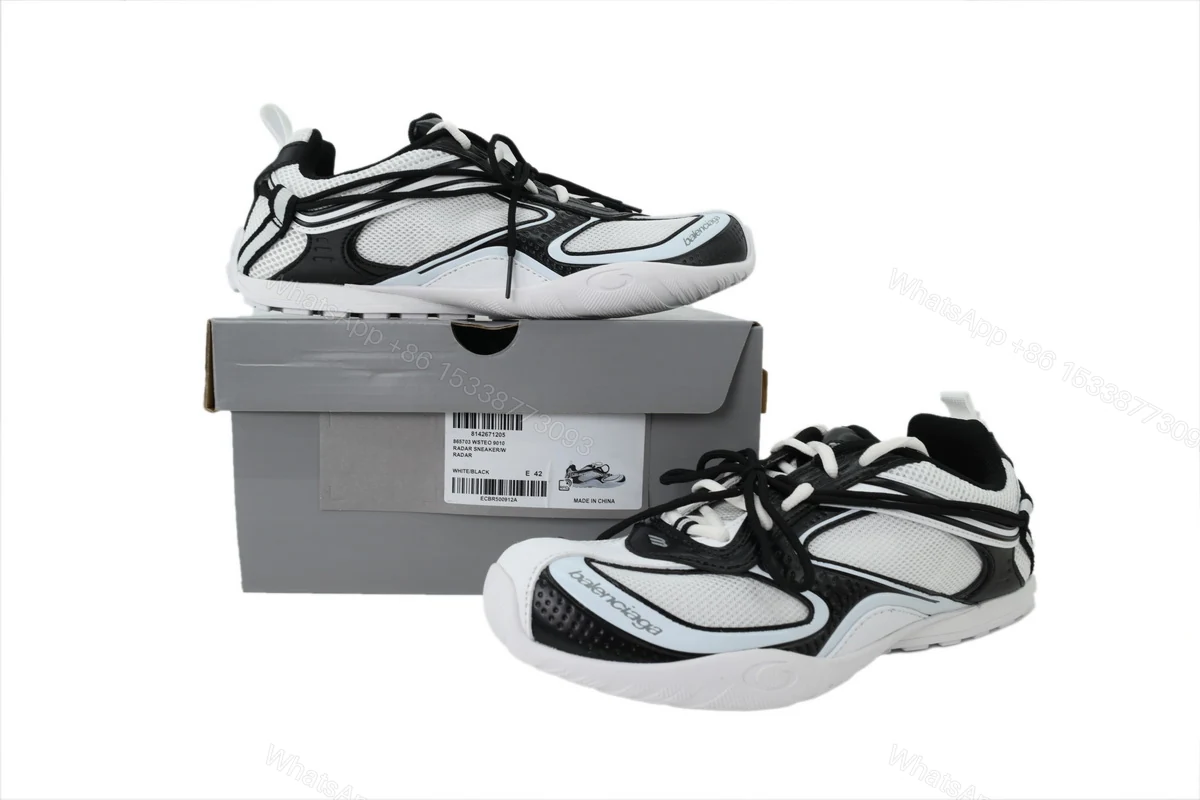 View 8 of Balenciaga Runner Radar 'Black and White' 865703 WSTEO 9010
