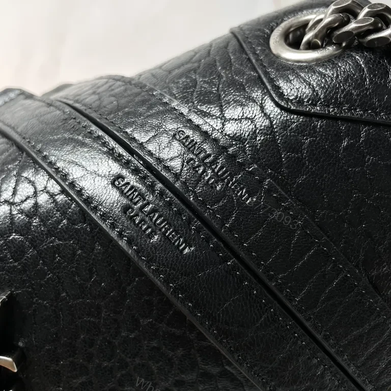 View 4 of Pebbled Leather Shoulder Bag â€“ Compact Luxury with Signature Hardware