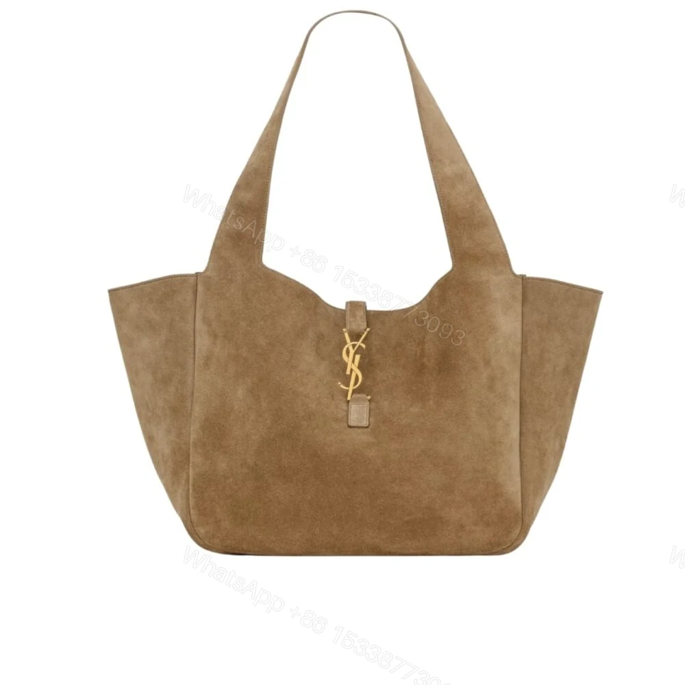 Saint Laurent Le 5 À 7 Bea In Suede Golden Leaf 55Cm 763435008IW3194 — view 1