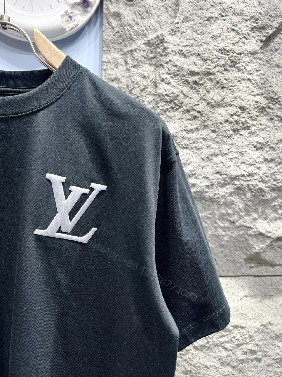 View 3 of Black Emblem Tee: Subtle Luxury Everyday Wear