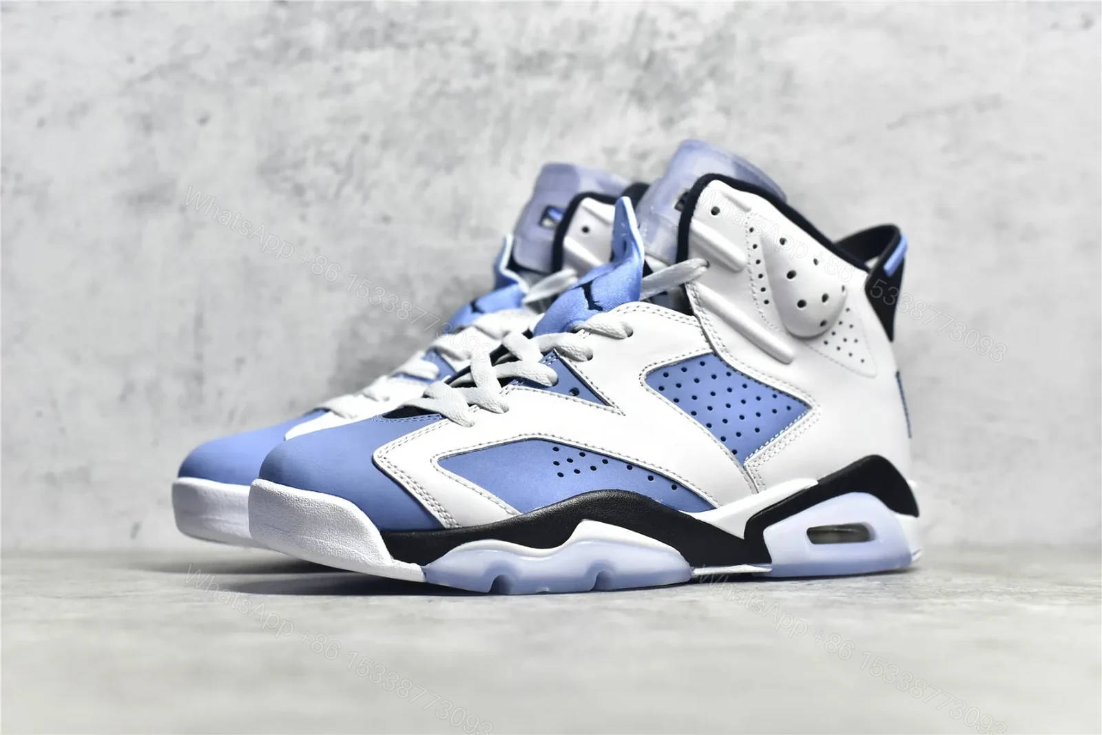 View 2 of Air Jordan 6 Retro “university blue” Reps