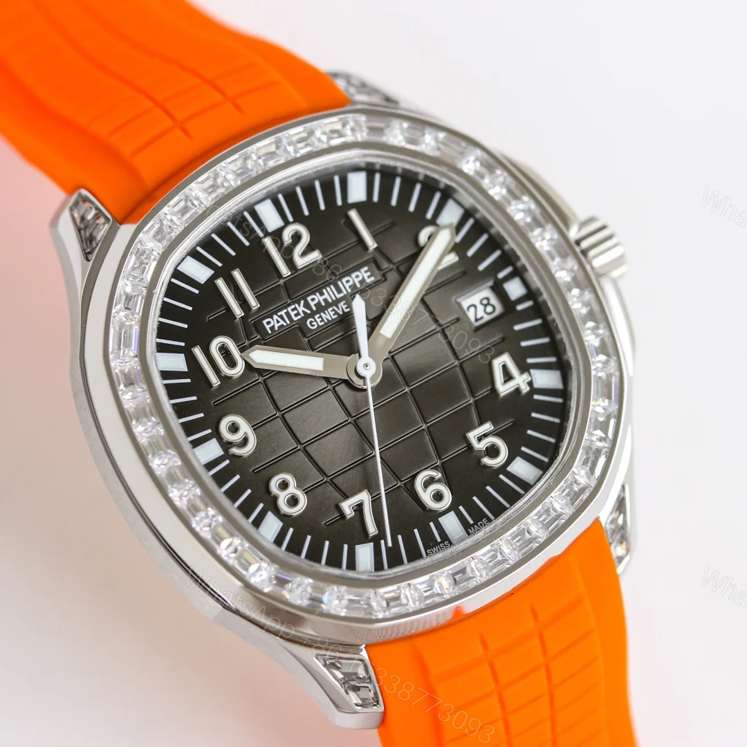 View 3 of Patek Philippe Aquanaut Full Diamond Watch 38.8mm GR Factory Premium Edition GR-PP-R68-AQUANAUT-388-DIAMOND