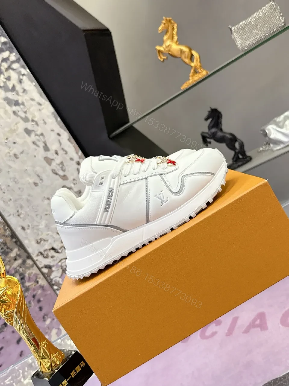 View 10 of White Leather Luxe Runner: Modern, Comfort-Driven Sneakers