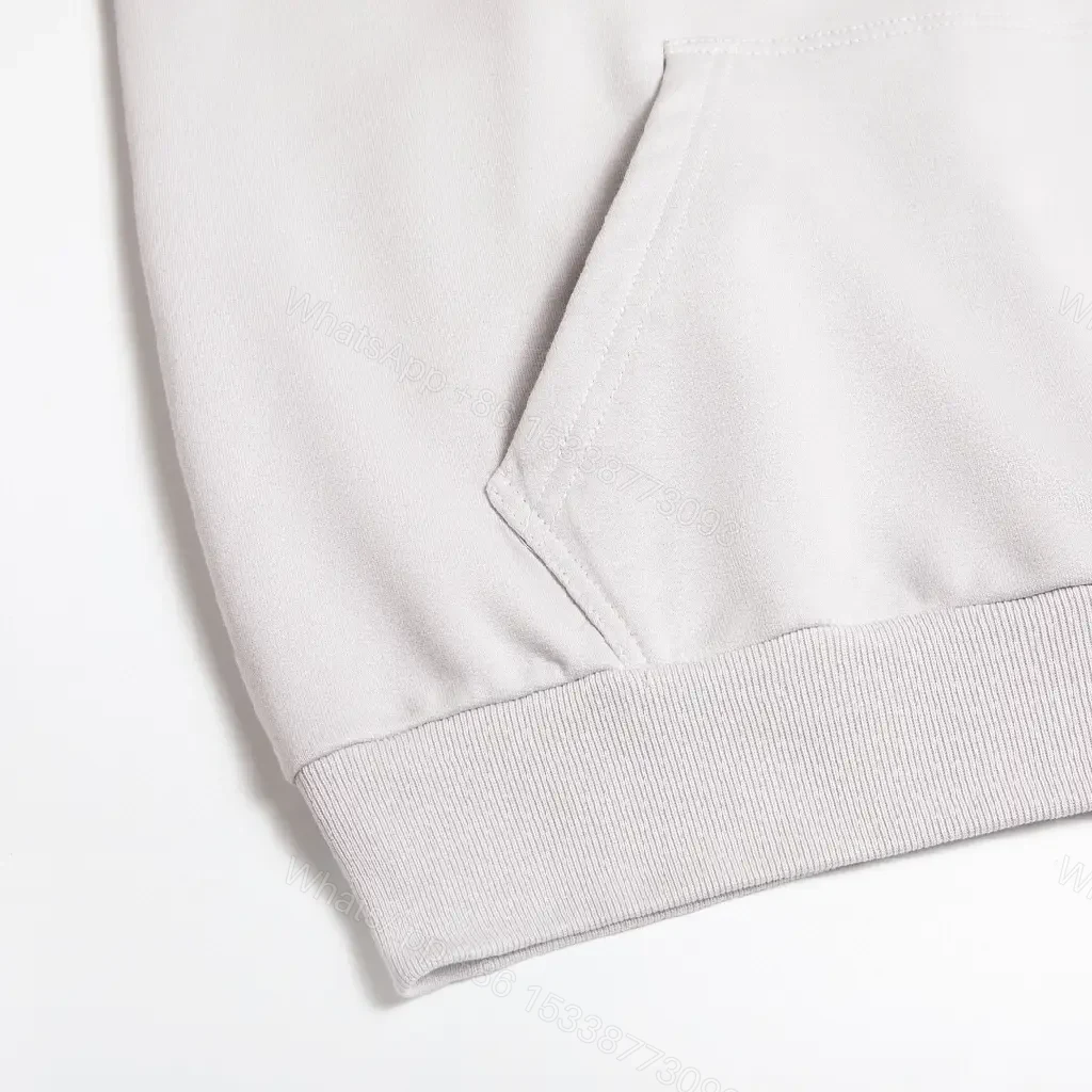 View 2 of Minimalist White Hoodie: Premium Graphic, Casual Luxe Comfort