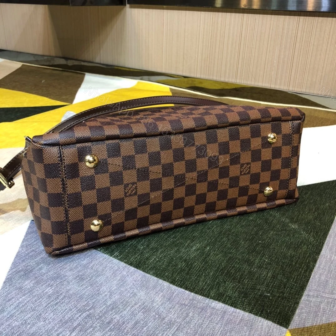 View 2 of Louis Vuitton Damier Limington Brown N40023 Women’s Canvas Handbag