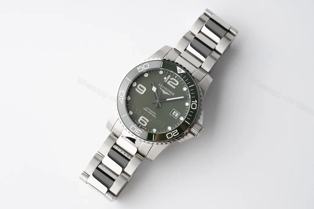 View 9 of Longines Conquest Green Dial Automatic Stainless Steel Watch
