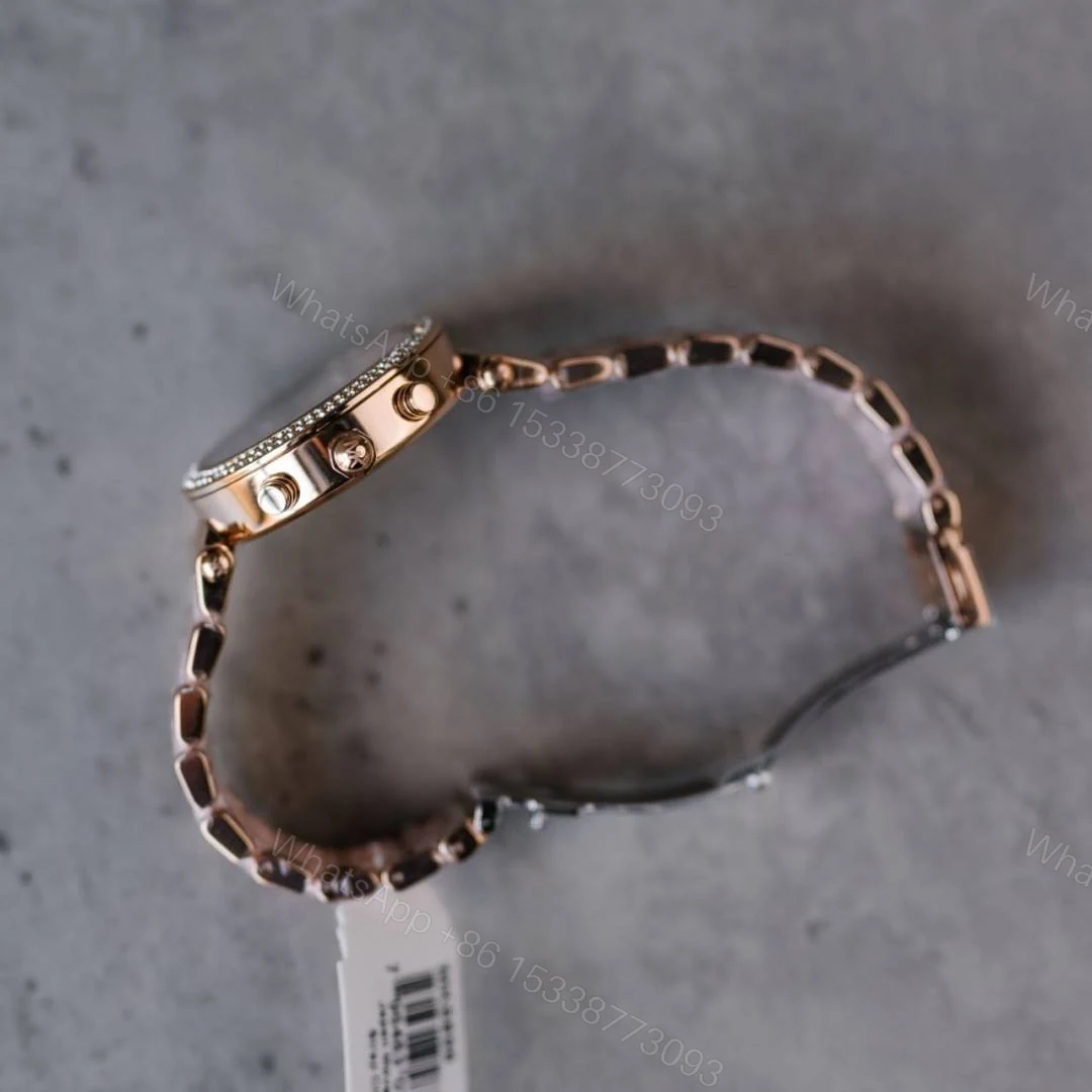View 3 of First Copy Michael Kors Parker Semi Japan Watch For Women Rose Gold