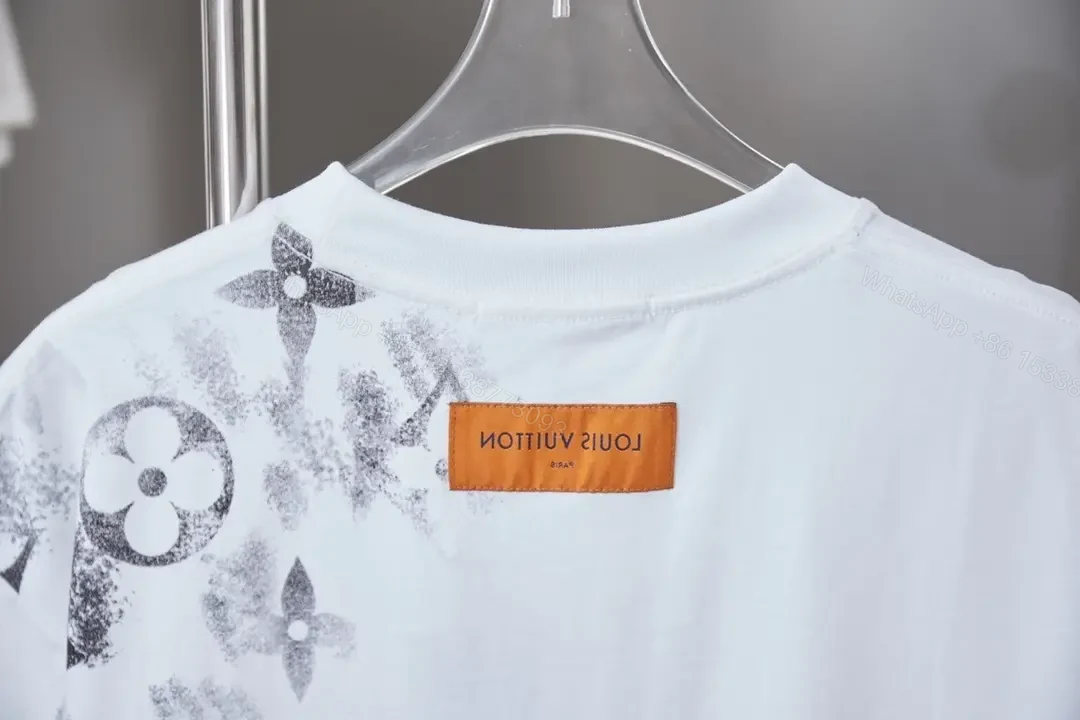 View 2 of Patterned Luxe White Monogram Tee-Dress: Casual Couture