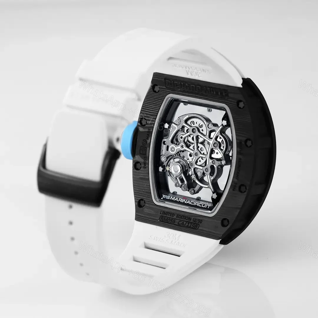 View 8 of APS Factory Richard Mille RM055 Black Carbon Watch